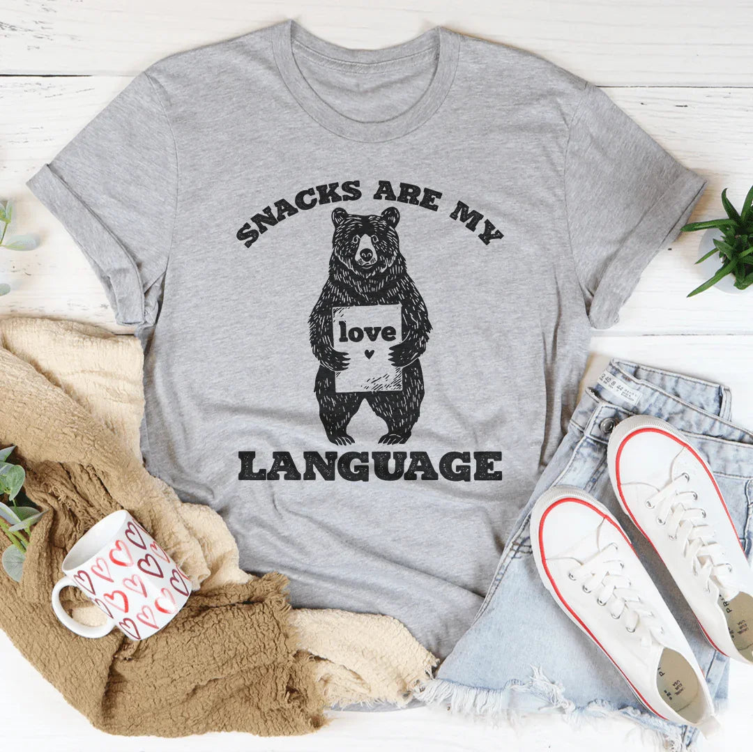 Snacks Are My Language Tee