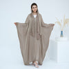 Soft Crinkle Island Cotton Batwing Cardigan 3-Piece Set (MOA228)