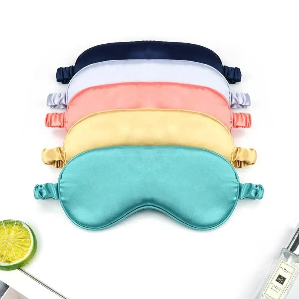 Soft  Silk Sleep Eye Mask Portable Travel Eye Patch Nap Eye Patch Super Smooth Eye Mask Eye Cover Sleeping Mask Night