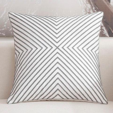 Solid Geometric Cushion Cover Pink Gray Blue Modern Decorative Throw Pillow Case Cushion Case for Room Bedroom Room Decorative Sofa Cushions Throw Pillows Cotton Pillow Covers Pillowcases 45x45