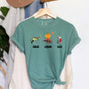 Solid Liquid Gas Dinosaurs Science Nerd Humor Graphic Edition Design Comfort Colors Tee