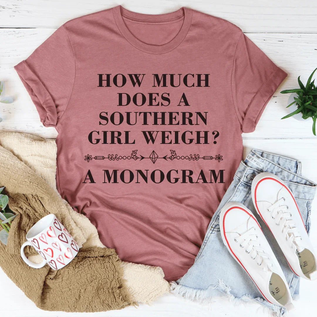 Southern Girl Monogram Tee