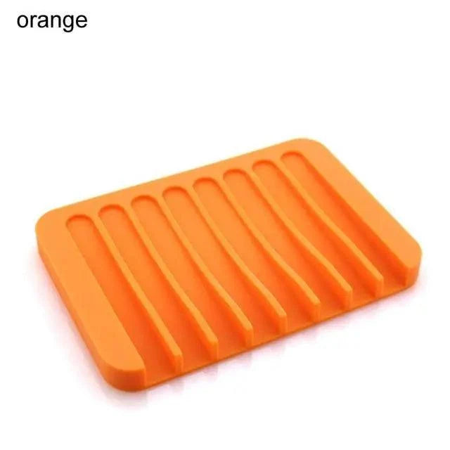 Sponge Holder PP Wheat Straw Storage Rack Drain Soap Box Tray Soapbox 1 Pcs Shower Soap Tray Tool Soap Dish Plate Holder Waterfall Draining Soap Sponge Holder for Shower Kitchen Sink Bathroom Laundry Countertop Face Body Bath Soap, Soap-Saving Dish