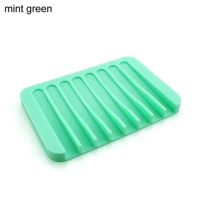 Sponge Holder PP Wheat Straw Storage Rack Drain Soap Box Tray Soapbox 1 Pcs Shower Soap Tray Tool Soap Dish Plate Holder Waterfall Draining Soap Sponge Holder for Shower Kitchen Sink Bathroom Laundry Countertop Face Body Bath Soap, Soap-Saving Dish