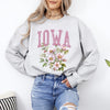 Iowa State Flower Forever Proud Hawkeyes State Pride Floral Emblem For Iowa State Fans Sweatshirt