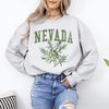 Nevada State Flower Botanical Illustration Nature Inspired Graphic Art Print Sweatshirt