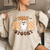Stay Spooky Vintage Halloween Retro Graphic Nightwear Collection Deluxe Edition Sweatshirt