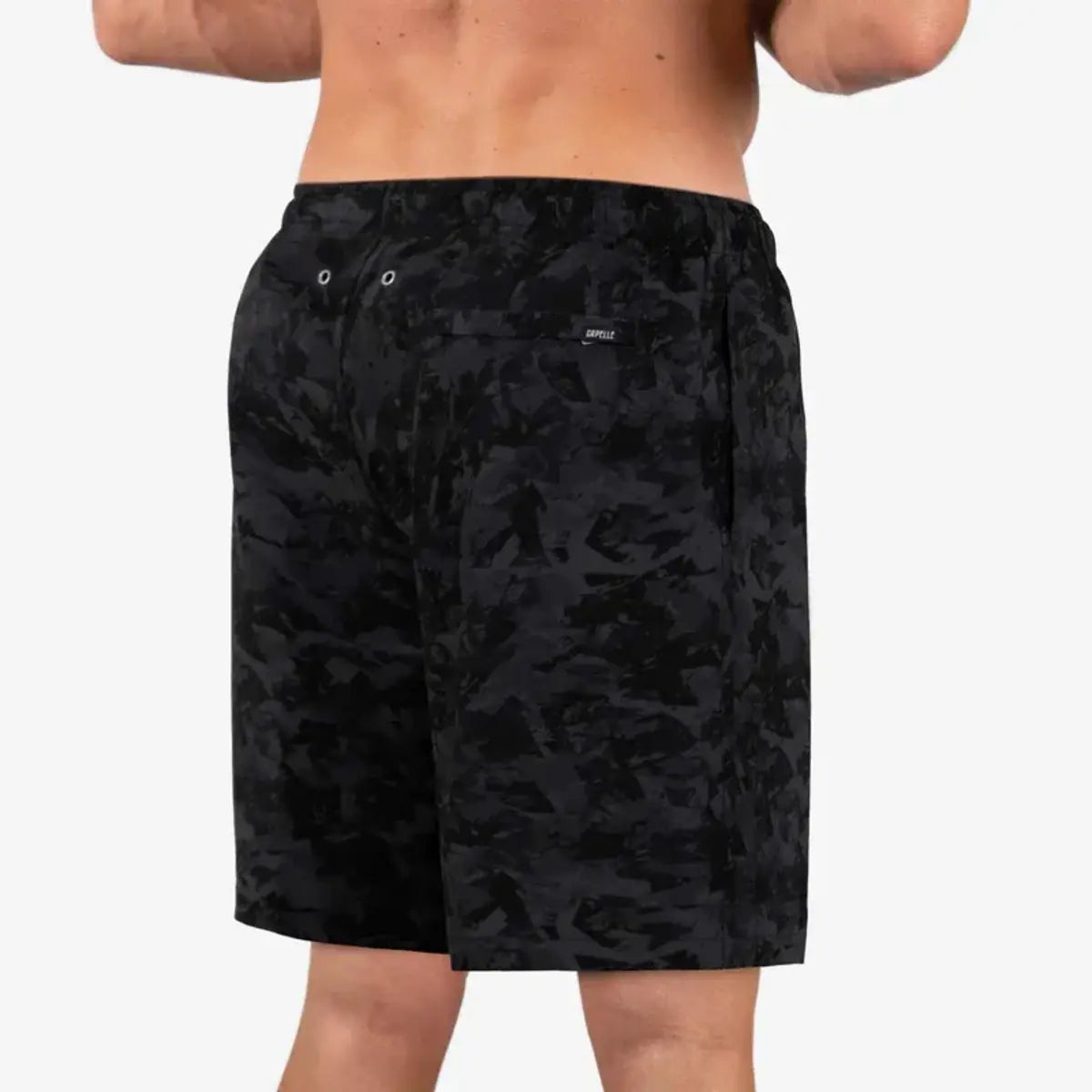 Men’s Premium Compression-Lined Hybrid Shorts – Street Camo