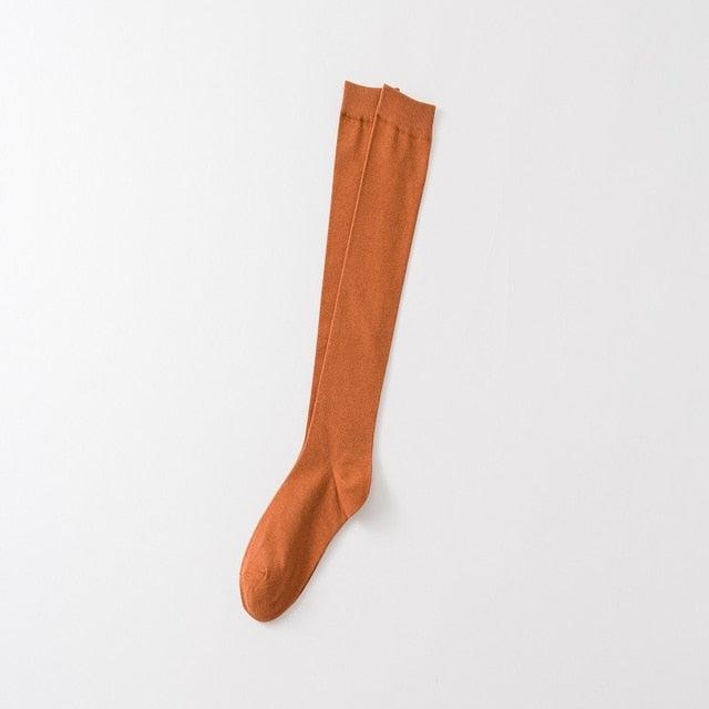 Striped Long Warm Thigh High Stockings Women's Casual Tube Thigh High Socks for School Over Knee High Socks for girls