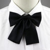 Stylish Colorful Women‘s Shirts Bowtie Ladies Girl School Wedding Party Bowtie For Women  Adjustable Pre-tied Solid Color Handmade Bowties for Women