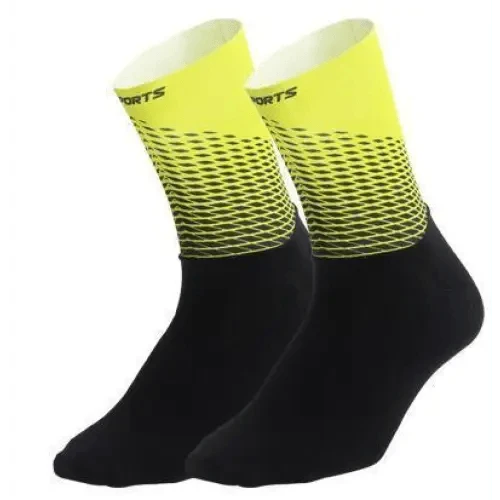 Stylish Fabric Cycling Socks Compression Anti Slip  Breathable Sport Socks For Men And Women  Functional Sports Athletics Breathable Socks