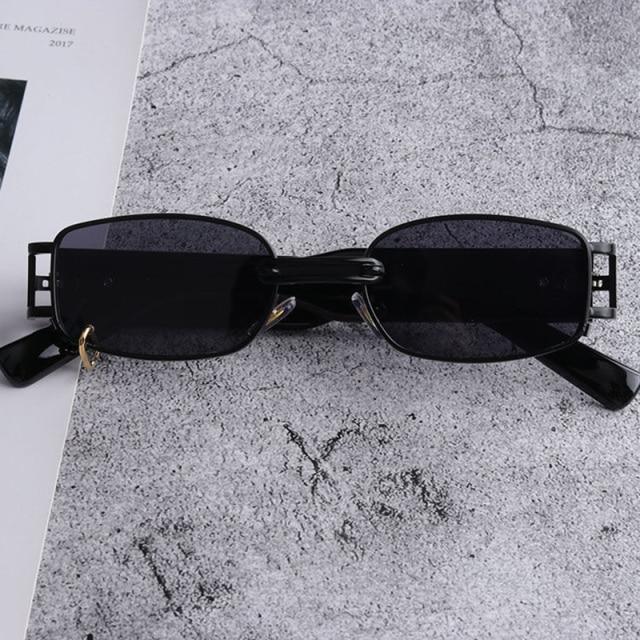 Stylish Fashionable Women Sunglasses Trending & Luxury  Square Popular Design Men Glasses New Vintage Metal Black Comfortable Lenses Outdoor Travel Driving Sunglasses
