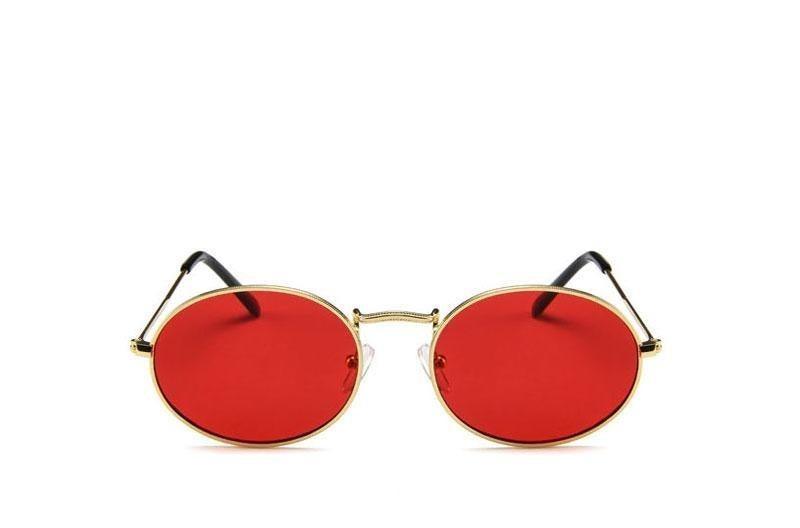 Stylish Round Sunglasses Vintage Design Oval Sunglasses For Women Luxury Circle Shaped Glasses For Women Anti-reflective Fashion Eyeglasses