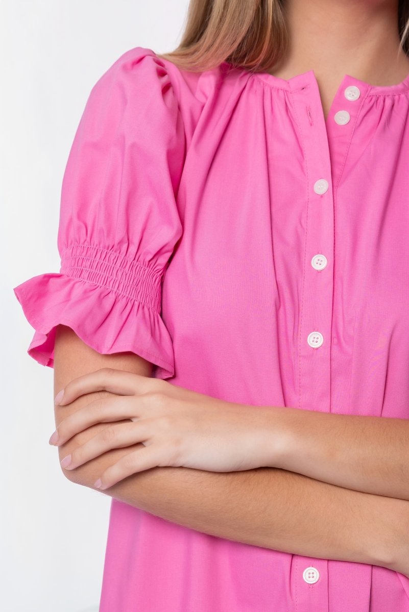 Taya Dress 37" (Pink)
