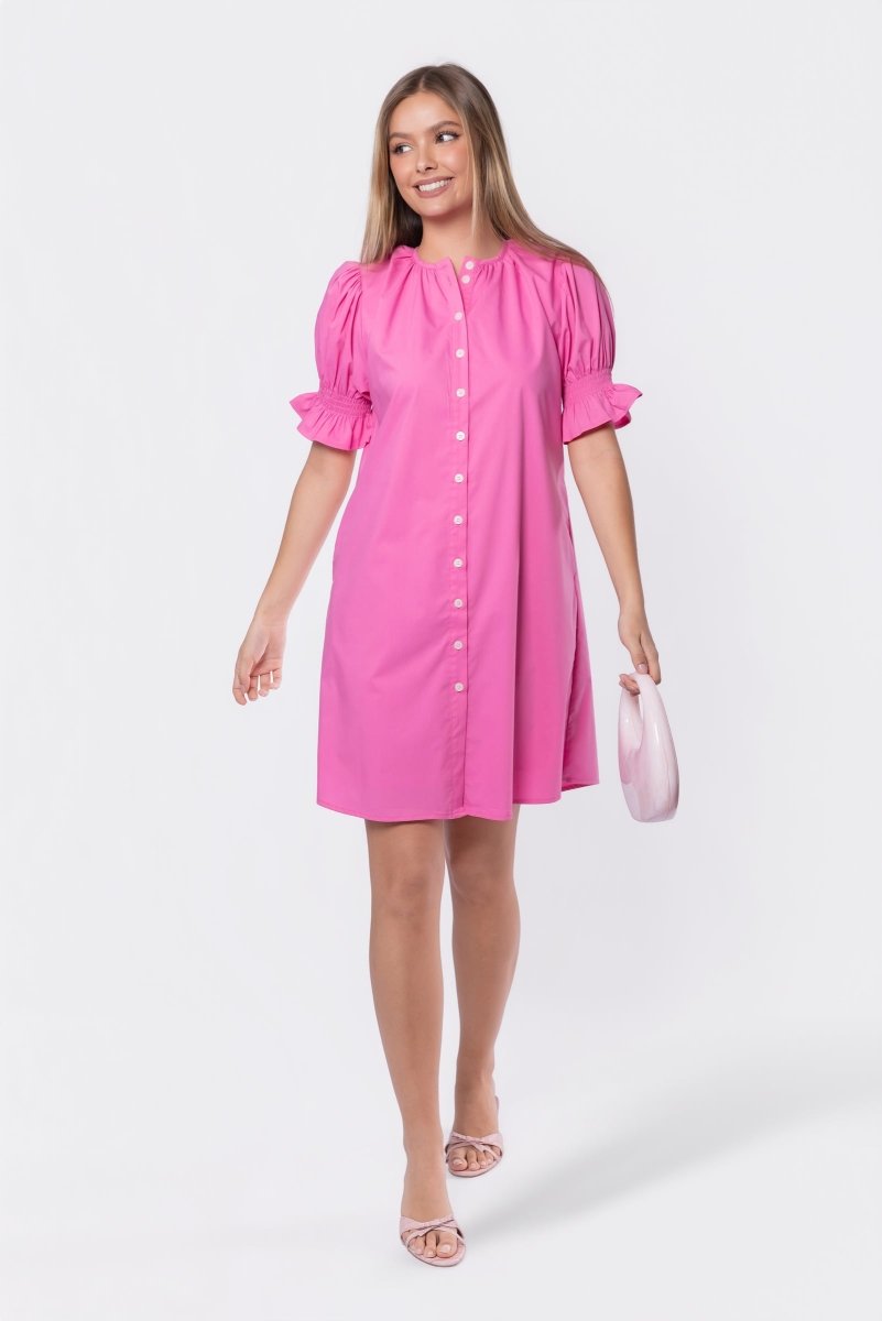Taya Dress 37" (Pink)