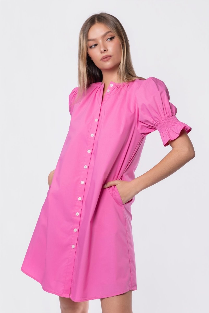 Taya Dress 37" (Pink)