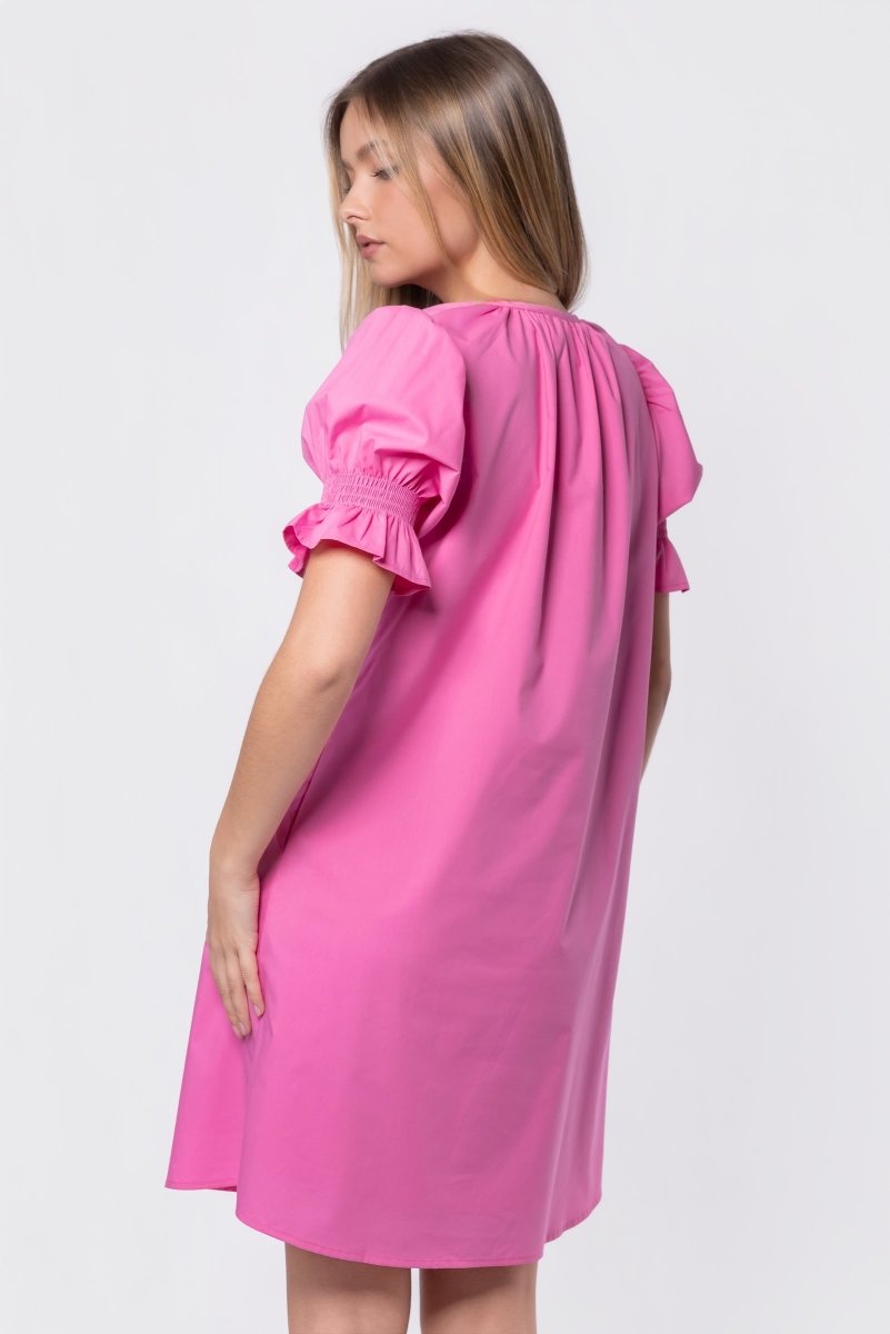 Taya Dress 37" (Pink)