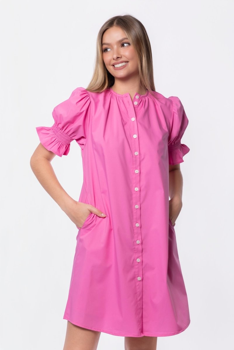 Taya Dress 37" (Pink)