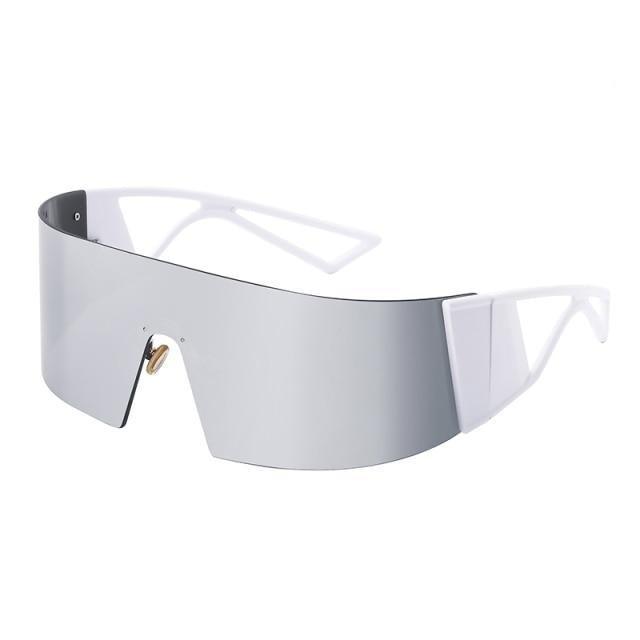 The New Sports Polarized Sunglasses UV400 Outdoor Cycling Glasses Sunglasses For Women & Men New Blue Frame Rimless Rectangle Shape  Sun Glasses For Unisex Design New Mirrored Wind Proof Sport Eyeglasses For Sunglasses