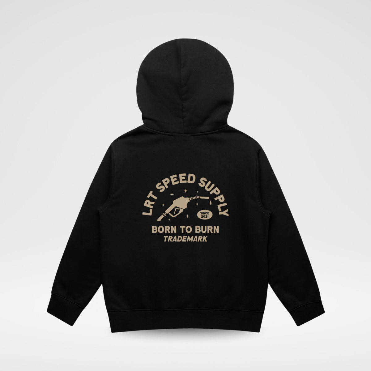 THE SPEED SUPPLY HOODIE - RECYCLED BLACK