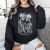 The Lovers Tarot, Skeletons, Mystical, Magic, Valentine's Day Graphic Sweatshirt