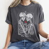 The Lovers Tarot Skeletons Mystical Magic Valentine's Day Edition Comfort Colors Tee