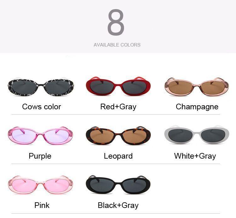 Tiny Small 90s Sunglasses Women Polarized Retro Oval Shape Sunglasses For Woman Designer Sun Glasses For Female Elegant Small Frame Cool Vintage
