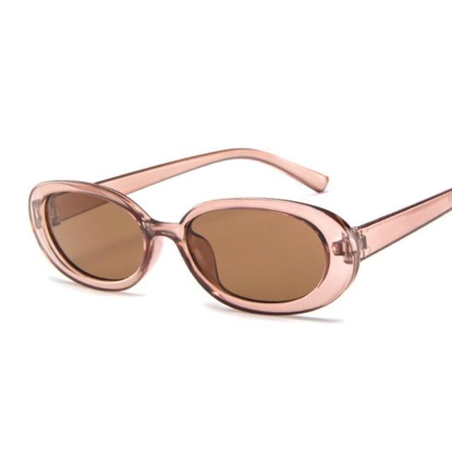 Tiny Small 90s Sunglasses Women Polarized Retro Oval Shape Sunglasses For Woman Designer Sun Glasses For Female Elegant Small Frame Cool Vintage