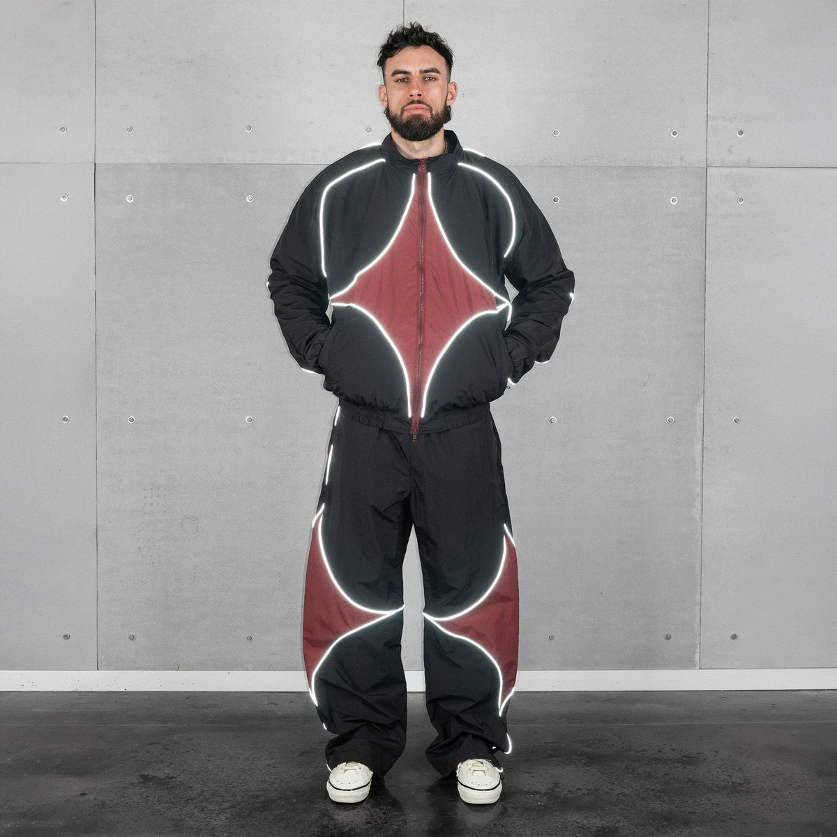 Commons Star Reflective Tracksuit Zip-Up
