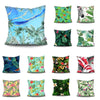 Tropical Plants Palm Leaf Pillow Cover Green Leaves Cushion Covers Flower Decorative Pillow Sofa Decorative Throw Pillow Covers Tropical Green Leaves Floor Pillow Cover for Couch Cushion Cover Plant Monstera Leaf 45x45cm