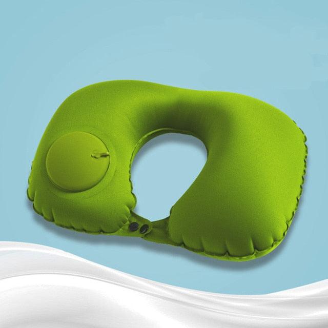 U-Shape Travel Pillow For Airplane Inflatable Neck Pillow Travel Accessories Comfortable Sleep Pillows Travel Accessories Comfortable Sleep Pillows Inflatable Neck Pillow Inflatable U Shaped Travel Pillow Car Head Neck Rest Air Cushion For Travel