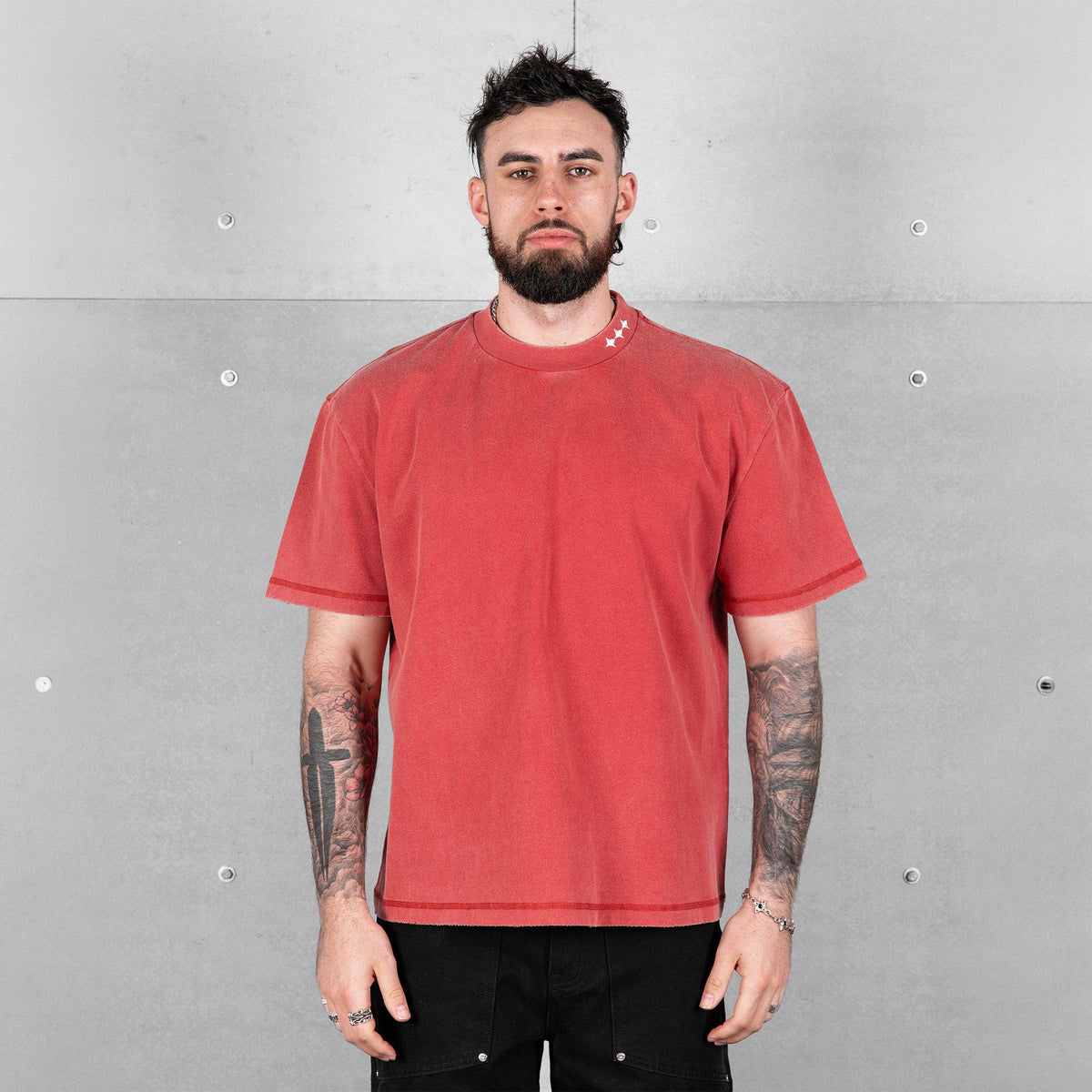 Commons Uniform Washed Plum Tee