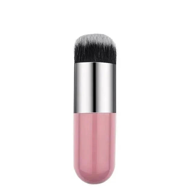 Unique Design 1pc Professional Chubby Pier Foundation Brush 5Color Makeup Brush Flat Cream Makeup Brushes Professional Cosmetic Make-up Brush