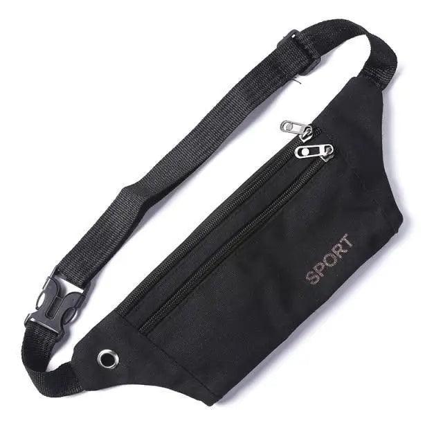 Unisex Casual Canvas Waist Bag Functional Comfortable Waist Bag Classic Waterproof Cross Body Traveling Bag