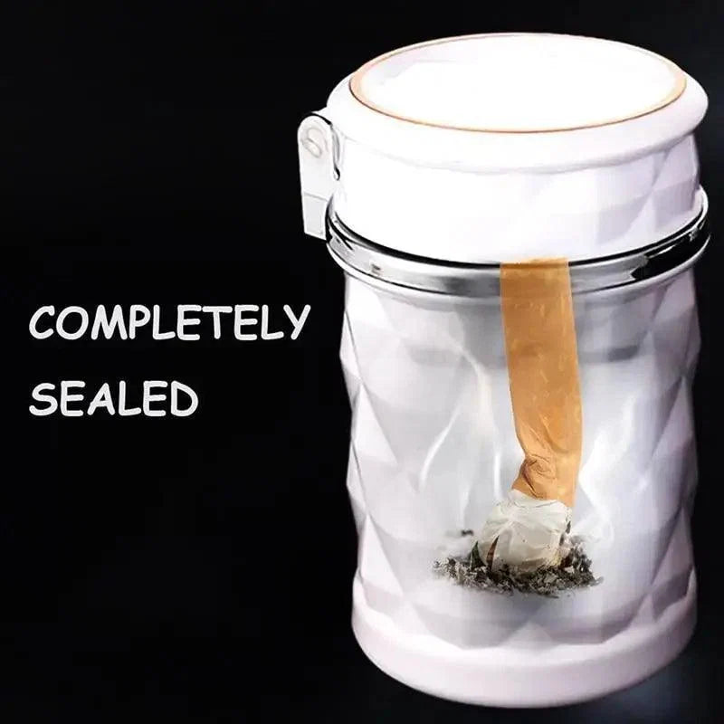 Universal LED Light Car Ashtray Cigarette Holder Car Accessories Portable Luxurious Design Ashtrays For Cars
