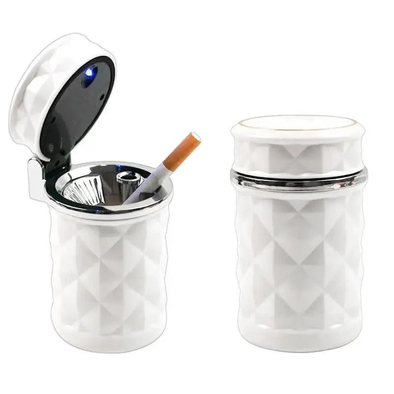 Universal LED Light Car Ashtray Cigarette Holder Car Accessories Portable Luxurious Design Ashtrays For Cars