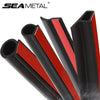 Universal Self Adhesive Auto Rubber Weather Draft Seal Strip Weather-strip for Car Window and Door Car Door Seal Strip Auto Stickers Rubber Noise Insulation Anti-Dust Soundproofing Sealing Strips Interior Accessories