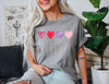 Lollipop Hearts Valentine's Day Edition Soft Cotton Blend Premium Comfort Colors Tee