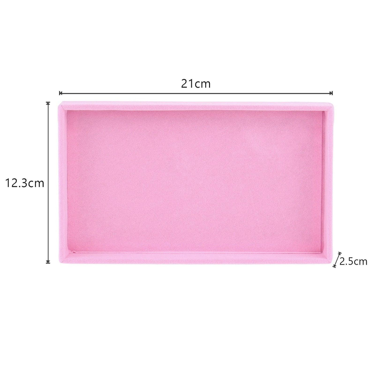 Velvet Jewelry Box Display Tray Drawer Storage Jewelry Holder For Ring Earrings Necklace Bracelet Soft Velvet Organizer Case Velvet Display Holder for Earrings Ring Bracelet Necklace