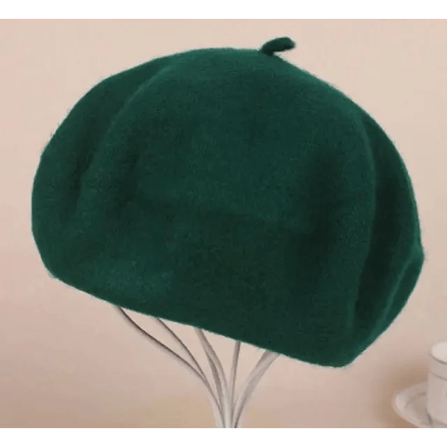 Vintage Beret Hat Flat Cap For Women Retro Classic Style Wool Beret Caps Modern Women Hats