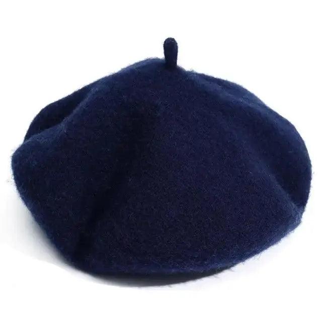 Vintage Beret Hat Flat Cap For Women Retro Classic Style Wool Beret Caps Modern Women Hats