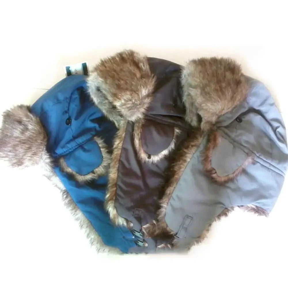 Warm Hat Ear Flaps Cool New Fashion Full Covered Soft And Comfortable Windproof Outdoor Caps For Men