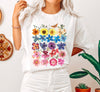 Botanical Print Plant Lover Garden Enthusiast Edition Featuring Lush Foliage And Delicate Florals Comfort Colors Tee