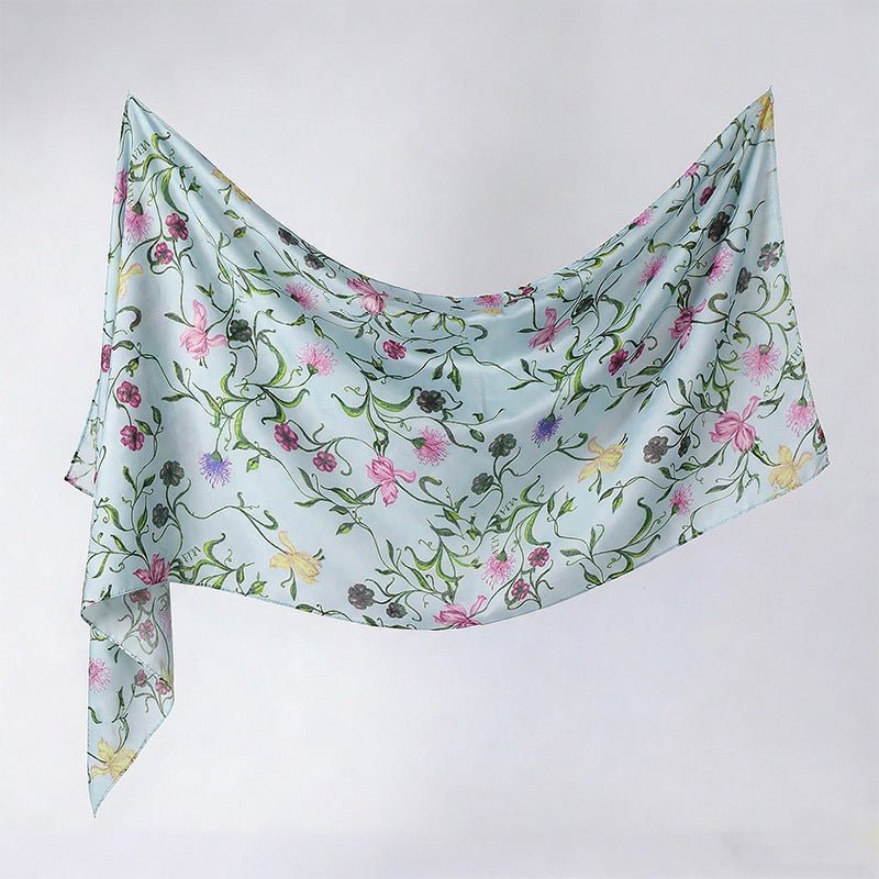 Watercolour Print Hijab Shawl(MH229)