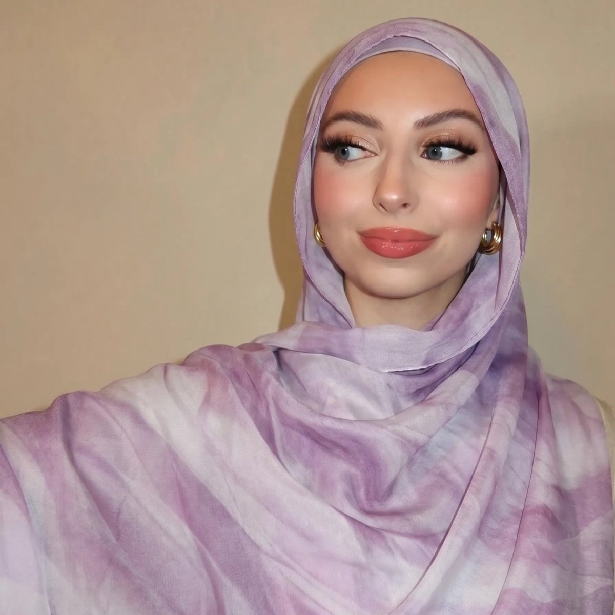 Watercolour Wash Hijab Scarf(MH240)