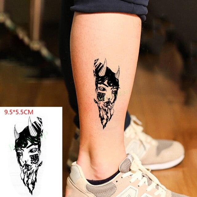 Waterproof Animal Temporary Tattoo Sticker Wolf Modern Tatoo Foot Neck Luxury Tattoos For Men Women