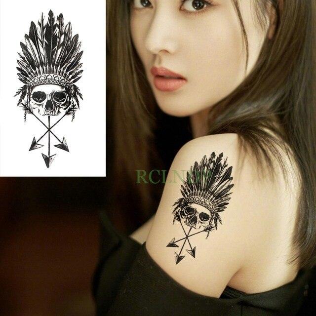 Waterproof Animal Temporary Tattoo Sticker Wolf Modern Tatoo Foot Neck Luxury Tattoos For Men Women