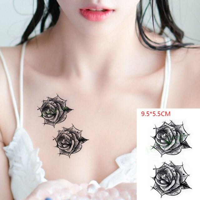 Waterproof Animal Temporary Tattoo Sticker Wolf Modern Tatoo Foot Neck Luxury Tattoos For Men Women