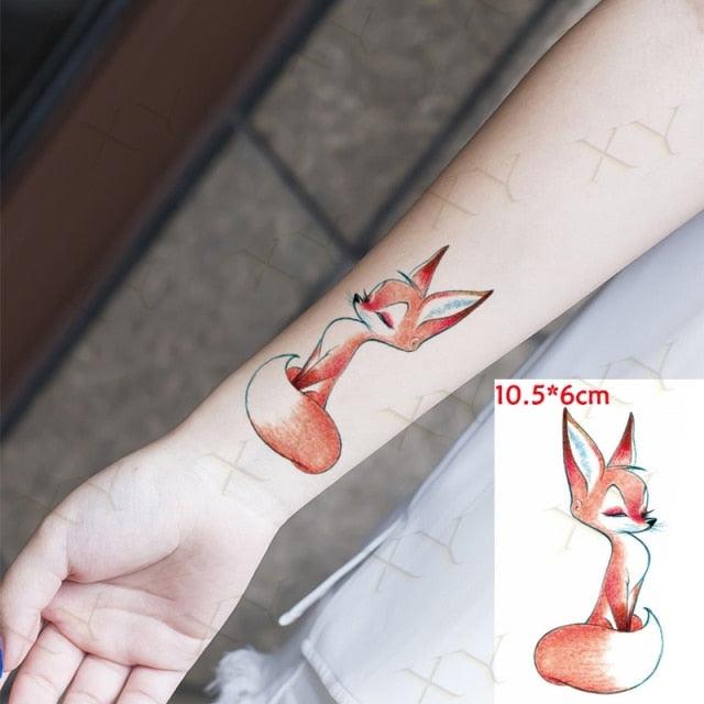 Waterproof Temporary Tattoo Lavender Stickers Butterfly Flower Luxury Small Tattoo For Body Arm