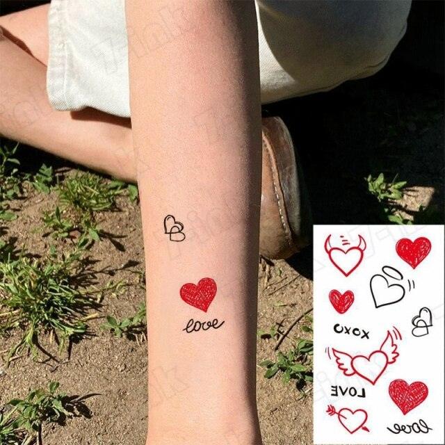 Waterproof Temporary Tattoo Lavender Stickers Butterfly Flower Luxury Small Tattoo For Body Arm